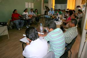 Reunión de delegados.